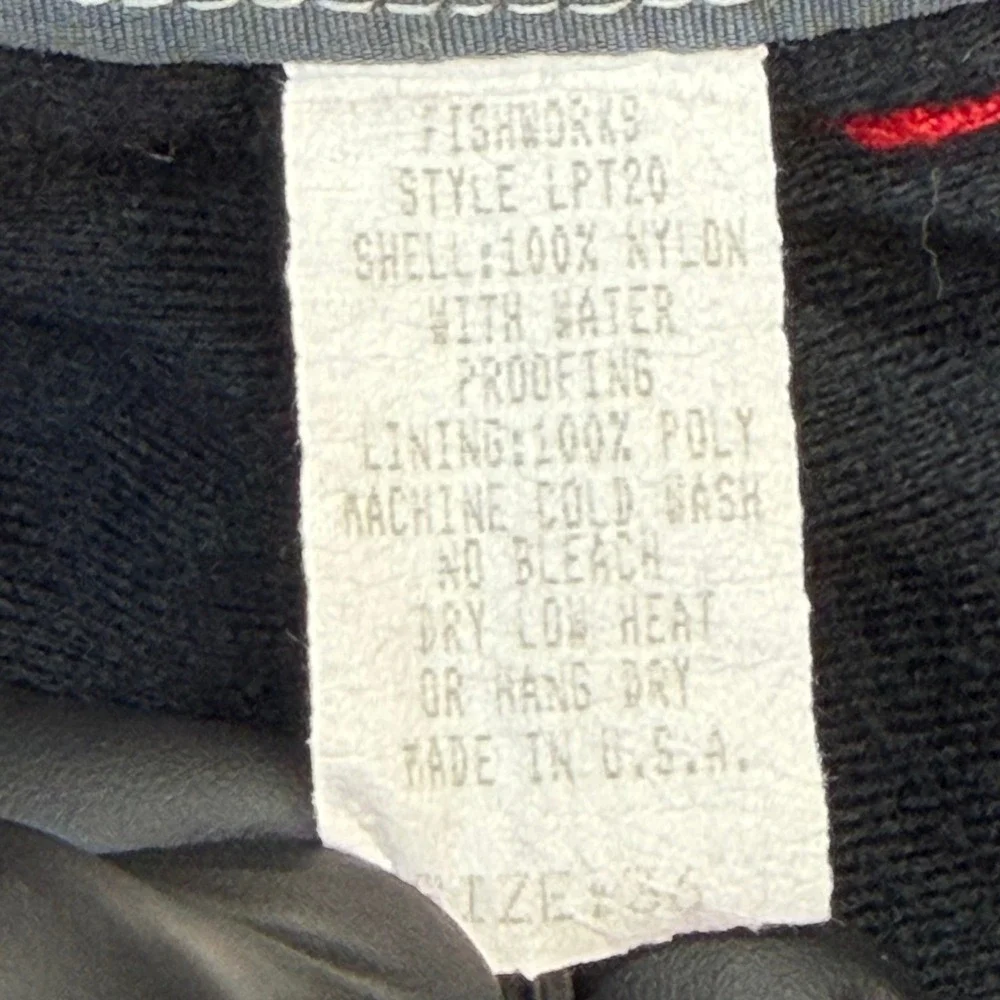 VTG Fishworks Pants Mens 36x29 Gray Nylon Water Resistant Fishing Cargo USA Made